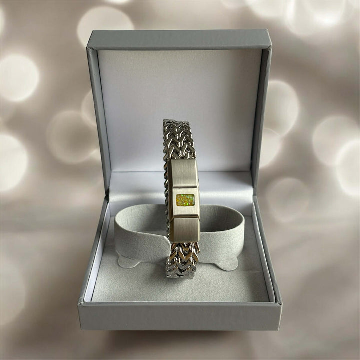 Mens Stainless Steel Bracelet handmade keepsake jewellery