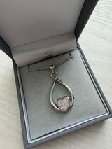 For All Eternity Stainless Steel Heart Pendant handmade keepsake jewellery
