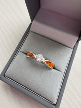 Timeless Solitaire Ring, suitable for 2 sets of . handmade keepsake jewellery