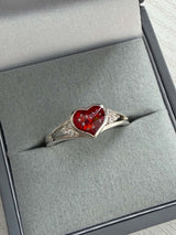 Helena Heart Ring handmade keepsake jewellery