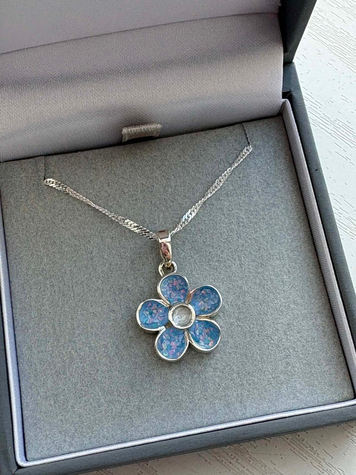 Forget-me-not Pendant handmade keepsake jewellery
