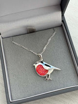 Rory the Robin Pendant handmade keepsake jewellery