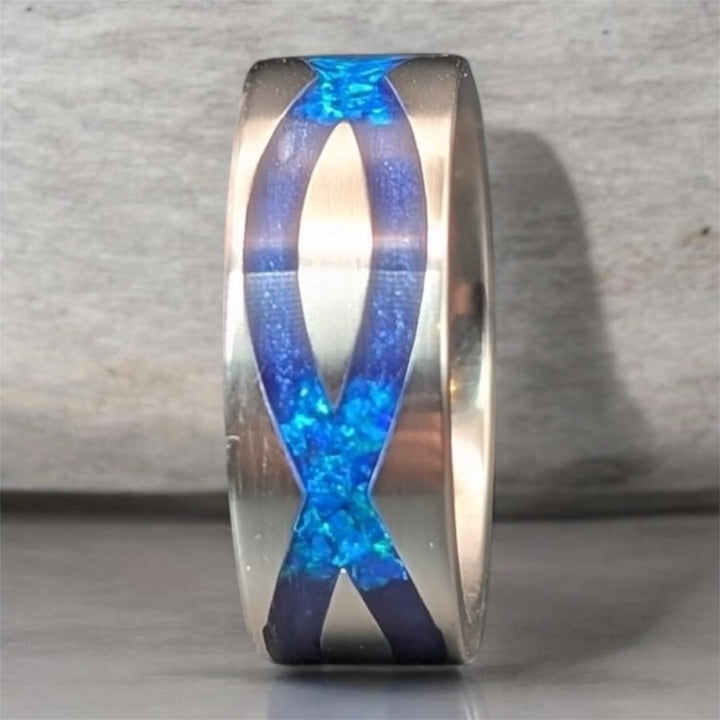 Limited Edition Infinity Channel Ring (T) handmade keepsake jewellery
