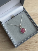 Forever Circle Silver Pendant handmade keepsake jewellery