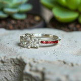 Princess Cassandra Ring, suitable for 2 sets of . handmade keepsake jewellery
