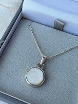 Forever Circle Silver Pendant handmade keepsake jewellery
