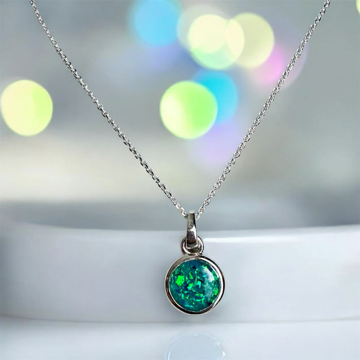 Forever Circle Silver Pendant handmade keepsake jewellery