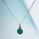 Forever Circle Silver Pendant handmade keepsake jewellery