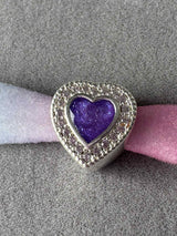 Sparkling Heart Charm handmade keepsake jewellery