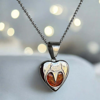 Heart Horse Hoof Stainless Steel Pendant