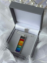 Mens Oblong Pendant handmade keepsake jewellery