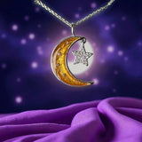 Moon & Star Pendant handmade keepsake jewellery