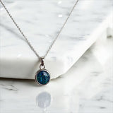 Forever Circle Silver Pendant handmade keepsake jewellery