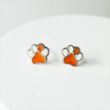 Pawprints Earrings handmade keepsake jewellery