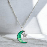 Moon & Star Pendant handmade keepsake jewellery