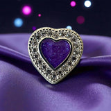 Sparkling Heart Charm handmade keepsake jewellery