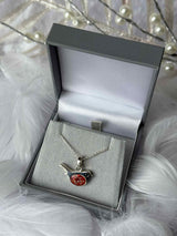 Whispering Robin Pendant handmade keepsake jewellery
