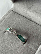 Timeless Solitaire Ring, suitable for 2 sets of . handmade keepsake jewellery