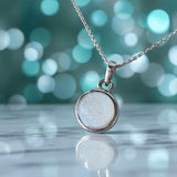 Forever Circle Silver Pendant handmade keepsake jewellery